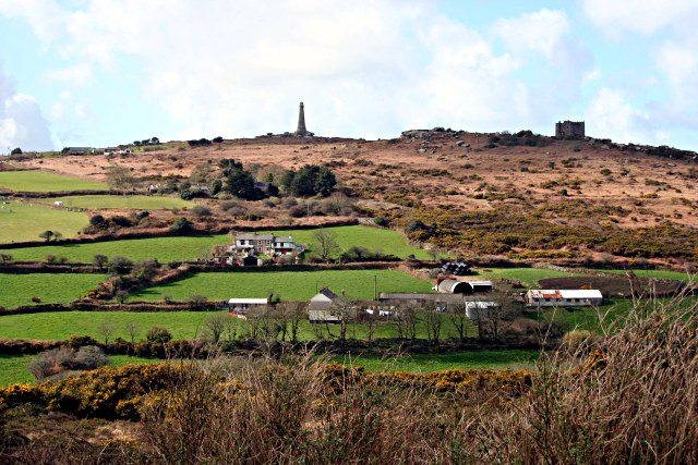 carn_brea_hill_from_the_east_-_geograph-org-uk_-_353749
