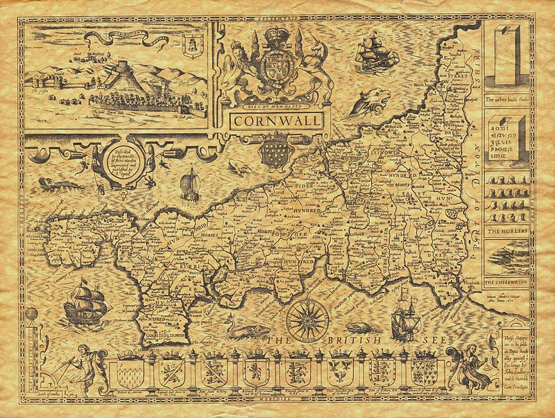 john_speed_-_map_of_cornwall_-_1614_-_001